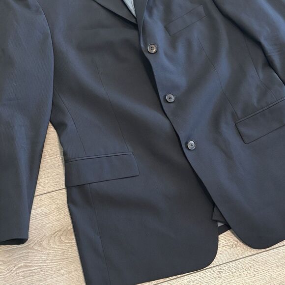 Hugo Boss Rossellini Wool Sport Coat Blazer Mens 42S Black USA - Picture 2 of 10